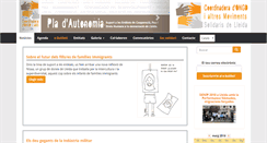 Desktop Screenshot of coordinadora-ongd-lleida.cat
