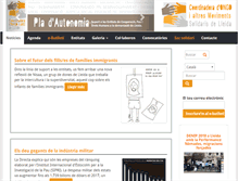Tablet Screenshot of coordinadora-ongd-lleida.cat